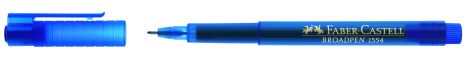 Faber-Castell Faserschreiber Broadpen 0,8mm blau dokumentenecht von Faber Castell