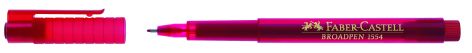 Faber-Castell Faserschreiber Broadpen 0,8mm rot dokumentenecht von Faber Castell