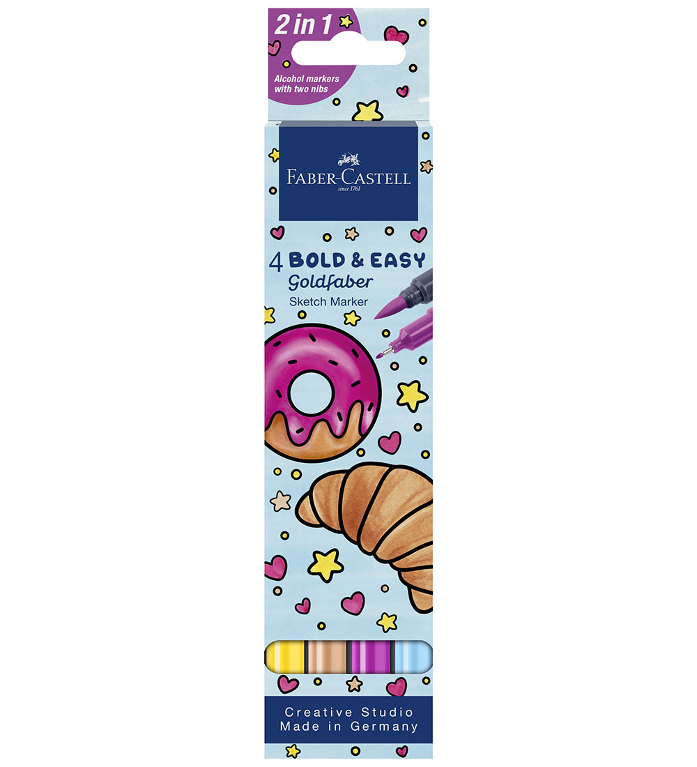 Faber-Castell Filzstifte - Ball & Easy - 4 st. - Faber-Castell - One Size - Filzstifte Faber-Castell Filzstifte - Ball & Easy - 4 st. - Faber-Castell - One Size - Filzstifte von Faber-Castell