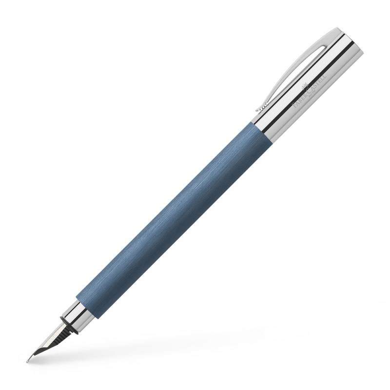 Faber-Castell Füllfederhalter Ambition Edelharz blau F von Faber-Castell