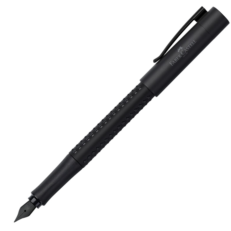 Faber-Castell Füllfederhalter Grip 2011 Edition all black M von Faber-Castell