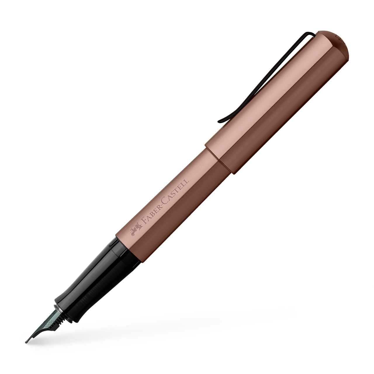 Faber-Castell Füllfederhalter Hexo Bronze F von Faber-Castell