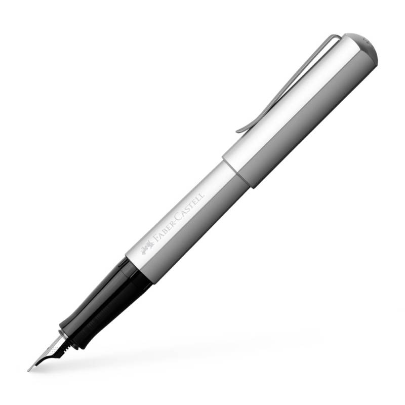 Faber-Castell Füllfederhalter Hexo Silber F von Faber-Castell