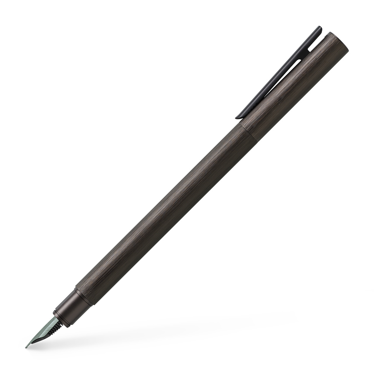 Faber-Castell Füllfederhalter Neo Slim Aluminium gunmetal B von Faber-Castell