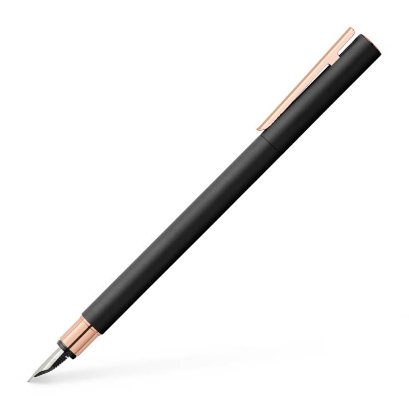 Faber-Castell Füllfederhalter Neo Slim schwarz roségold von Faber-Castell