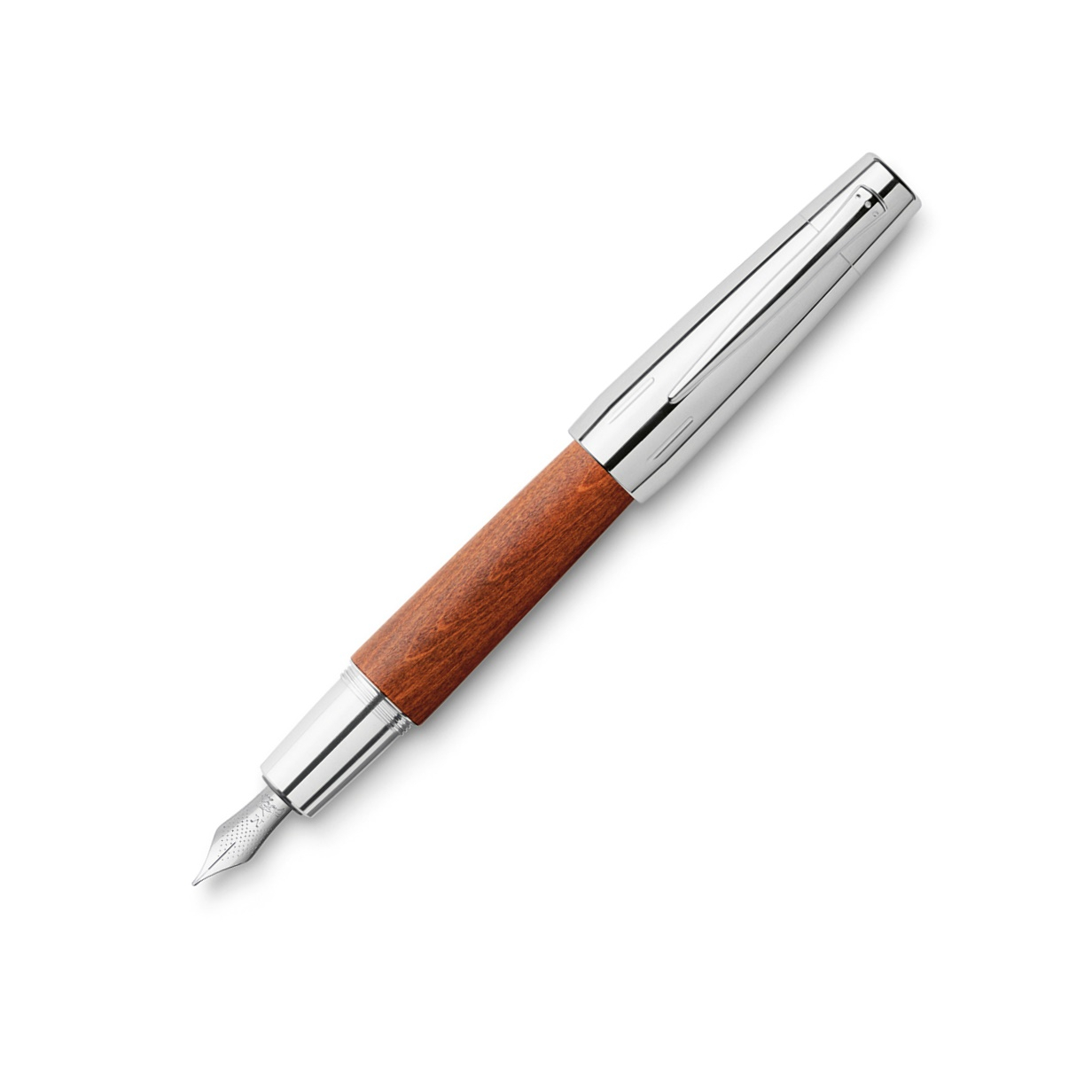 Faber-Castell Füllfederhalter e-Motion Birnbaum braun B von Faber-Castell