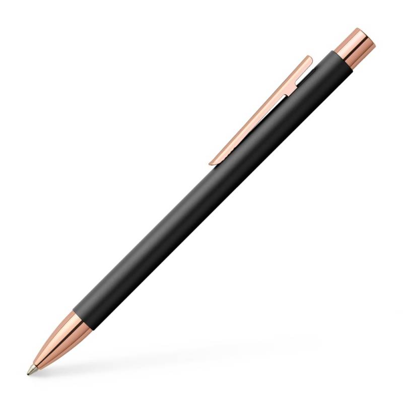 Faber-Castell Kugelschreiber Neo Slim schwarz roségold von Faber-Castell