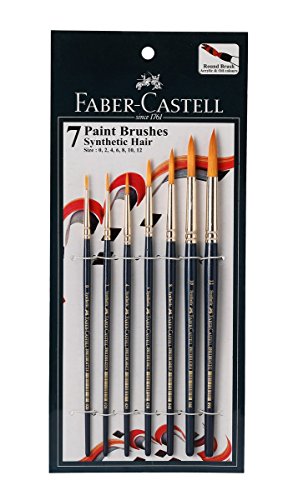 Faber Castell Kunsthaar Pinsel – Set von 7 von Faber-Castell