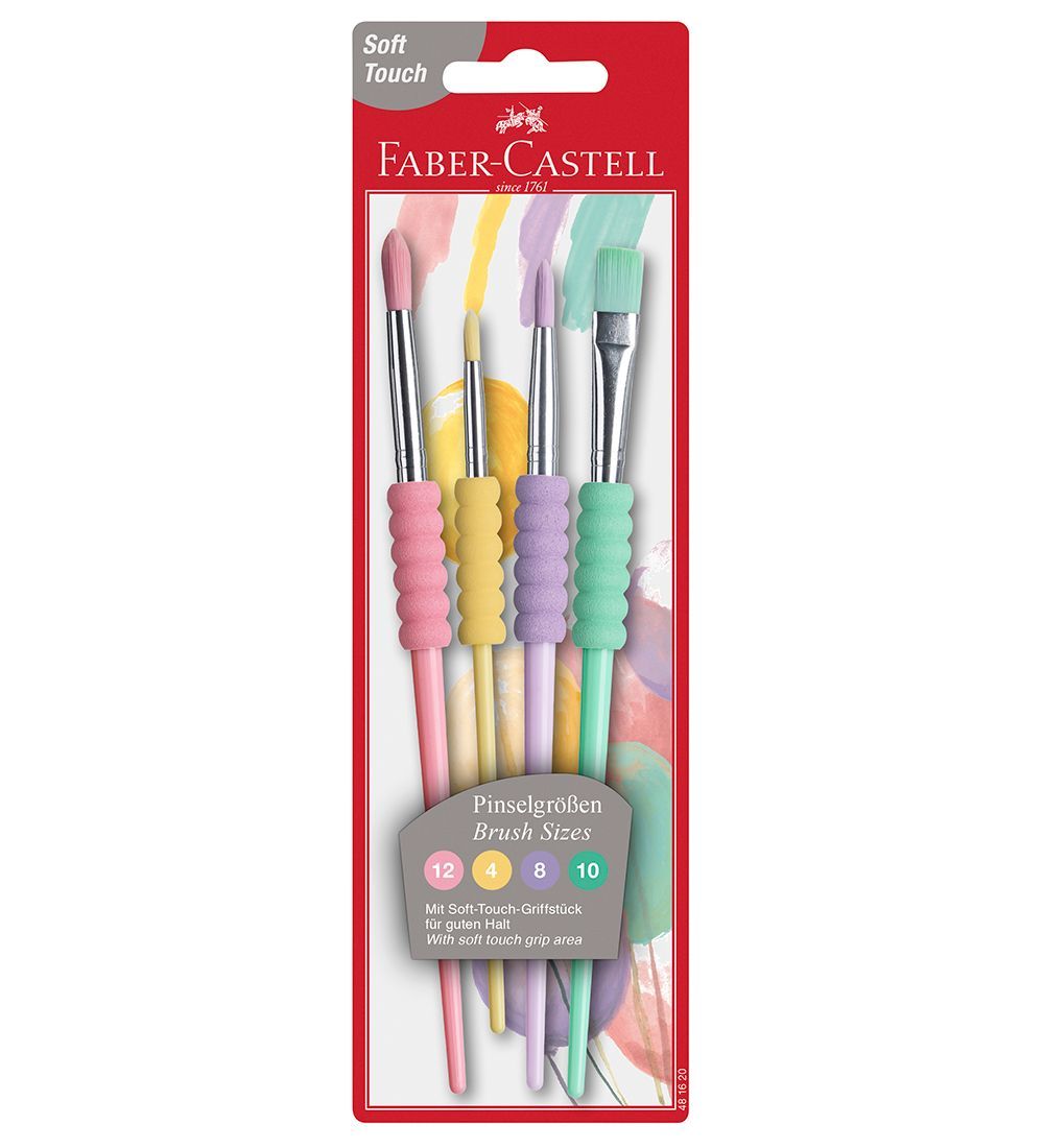 Faber-Castell Pinsel - 4 st. - Pastel - Faber-Castell - One Size - Kreatives Spielset Faber-Castell Pinsel - 4 st. - Pastel - Faber-Castell - One Size - Kreatives Spielset von Faber-Castell