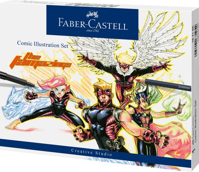 Faber-Castell Tuschestift PITT artist pen Comic Illustration 15er Set von Faber-Castell