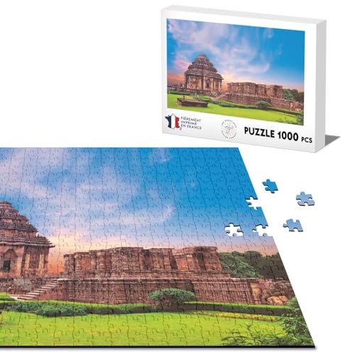 1000 Teile Classic Puzzle Sonnentempel Hindu Odisha Denkmal für Wunder Indiens von Fabulous