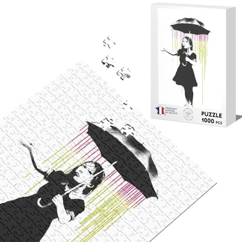 Banksy NOLA Rain Girl Umbrella Girl Ouragan Katrina Klassisches Puzzle 1000 Teile Banksy NOLA Rain Girl Umbrella Girl Ouragan Katrina Klassisches Puzzle 1000 Teile von Fabulous