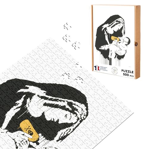 Banksy klassisches Puzzle 500 Teile Jungfrau Marie Baby Flasche giftig von Fabulous