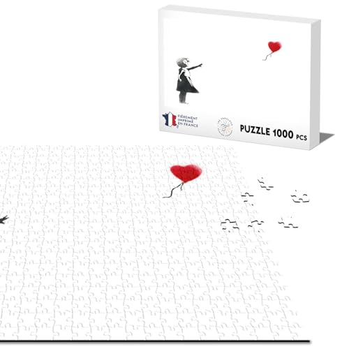 Klassische Puzzle 1000 Teile Banksy Mädchen Ballon Rot Herz Kinder Klassische Puzzle 1000 Teile Banksy Mädchen Ballon Rot Herz Kinder von Fabulous