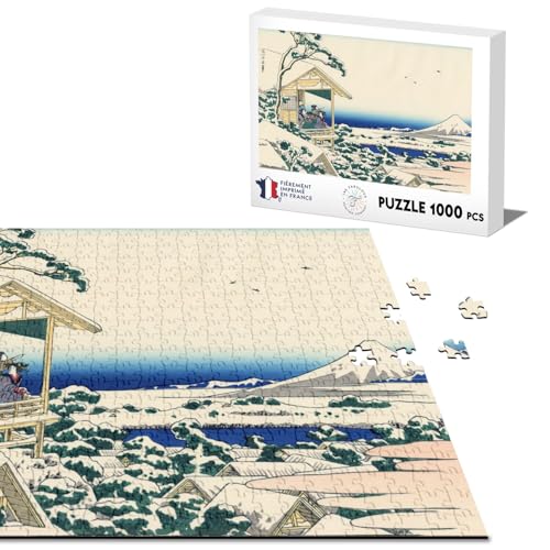 Klassische Puzzle 1000 Teile Hokusai Kunst Japan Stempel Wohnzimmer Koishikawa Berg Fuji von Fabulous