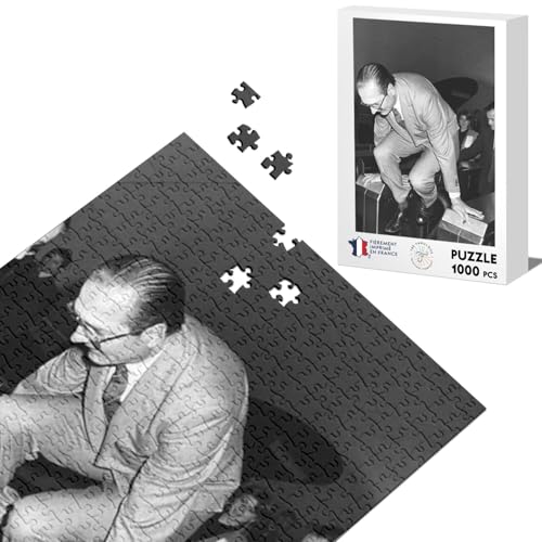 Fabulous Klassische Puzzle 1000 Teile Jacques Chirac Swag Vintage President Frankreich Metro von Fabulous