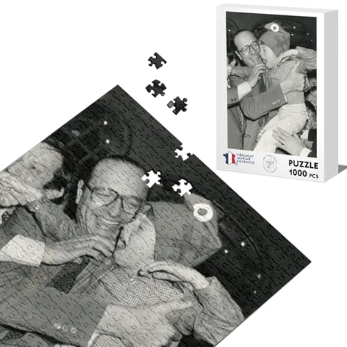 Klassische Puzzle 1000 Teile Jacques Chirac Vintage Präsident Frankreich Kinder Weinen von Fabulous