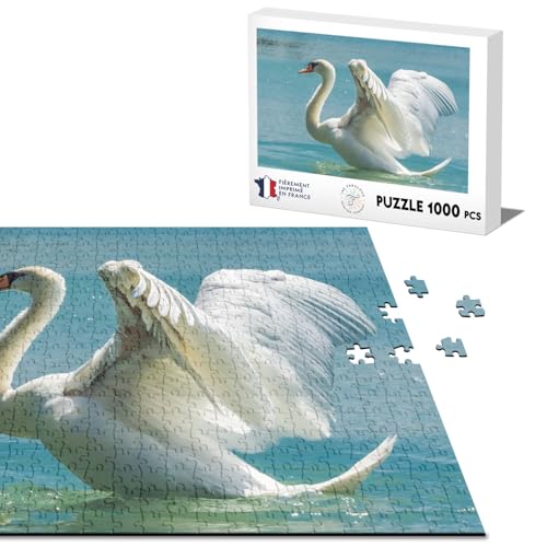 Klassische Puzzle 1000 Teile Schwan nimmt ihren Flug auf ein wildes Leben von Fabulous