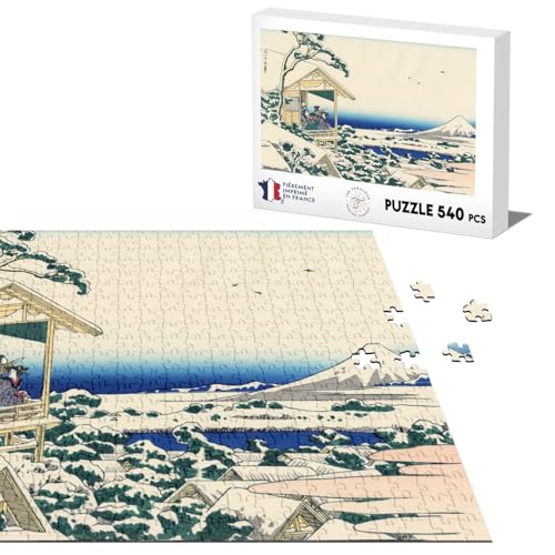 Klassische Puzzle 540 Teile Hokusai Kunst Japan Stempel Wohnzimmer The Koishikawa Mount Fuji von Fabulous