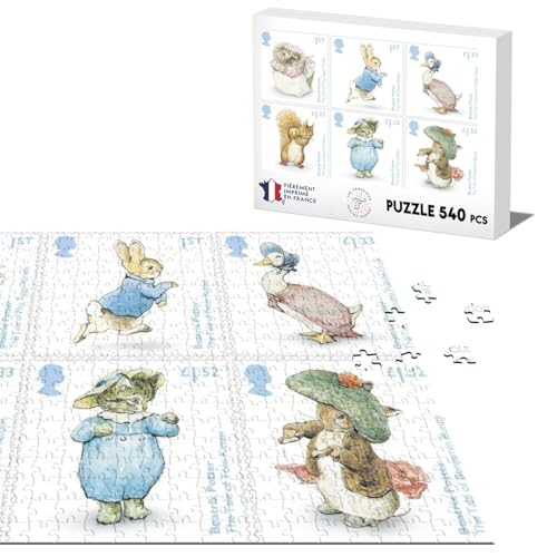 Klassische Puzzle 540 Teile Stempel Illustration Kinder Beatrice Potter von Fabulous