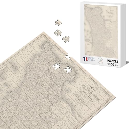 Klassisches Puzzle, 1000 Teile, 50 Teile, Normandie, französisches Region von Fabulous