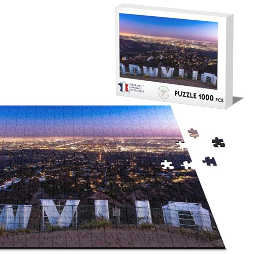Klassisches Puzzle, 1000 Teile, Blick auf Los Angeles aus Hollywood Cinema Stadt USA Klassisches Puzzle, 1000 Teile, Blick auf Los Angeles aus Hollywood Cinema Stadt USA von Fabulous