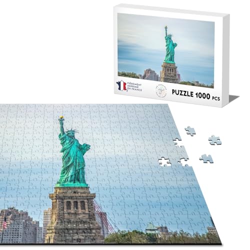 Klassisches Puzzle, 1000 Teile, Freiheitsstatue, New York, Monument, USA, Weltkulturerbe von Fabulous