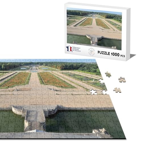 Klassisches Puzzle, 1000 Teile, Garten A La Francaise Chateau Vaux Le Vicomte Renaissance Frankreich von Fabulous