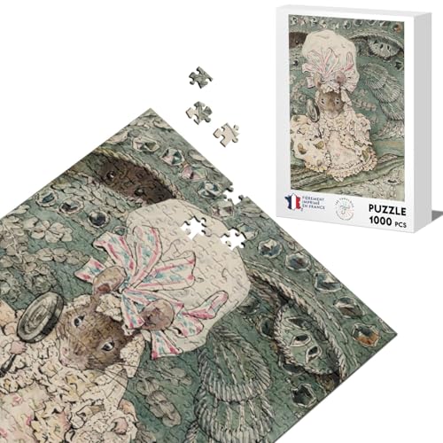 Klassisches Puzzle, 1000 Teile, Maus Kokette, Illustration, Kinder, Beatrice Potter von Fabulous