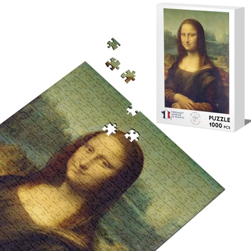 Klassisches Puzzle, 1000 Teile, Mona Lisa La Joconde De Vinci, historische Malerei von Fabulous