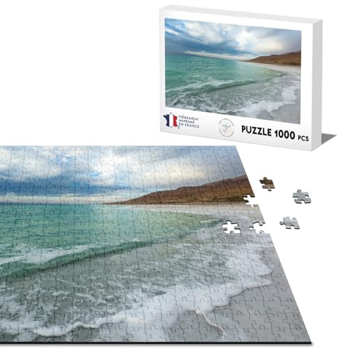 Klassisches Puzzle, 1000 Teile, Sandstrand, Weiß, Meer, Türkis, Landschaft von Fabulous