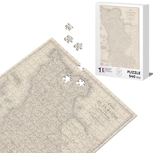 Klassisches Puzzle, 540 Teile, 50 Teile, Normandie, französische Region von Fabulous