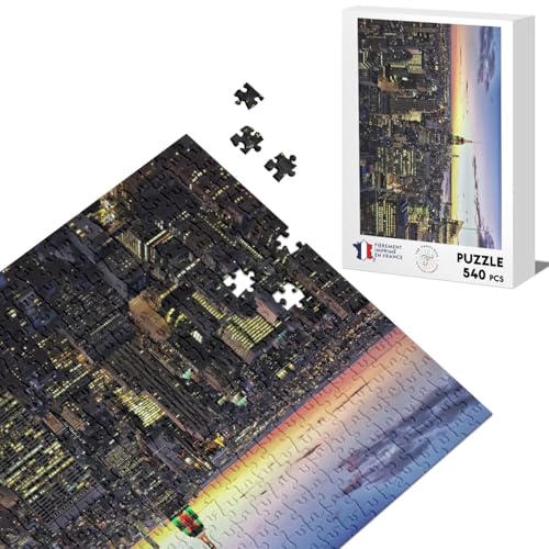 Klassisches Puzzle, 540 Teile, Blick auf Manhattan New York von Fabulous