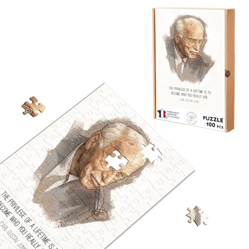 Klassisches Puzzle 100 Teile Priviledge of a Lifetime Carl Jung Quote Inspiriert Psychology Emotion von Fabulous