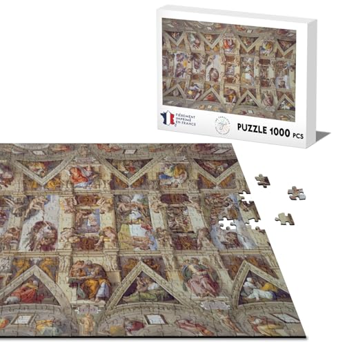 Klassisches Puzzle 1000 Teile Decke Sixtinische Kapelle Vatikan Michelange Rom Klassisches Puzzle 1000 Teile Decke Sixtinische Kapelle Vatikan Michelange Rom von Fabulous