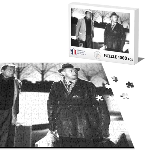 Klassisches Puzzle 1000 Teile Name Gottes Polizei Bourvil Jean Gabin La Traversee De Paris Film Französisch von Fabulous