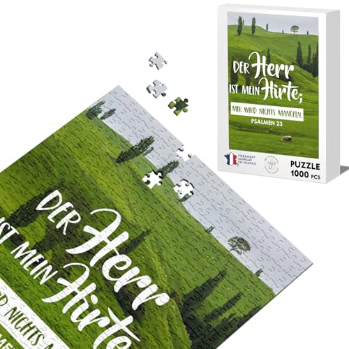 Klassisches Puzzle 1000 Teile Psalmen 23 Bibel frisches spirituelles religiöses Zitat Klassisches Puzzle 1000 Teile Psalmen 23 Bibel frisches spirituelles religiöses Zitat von Fabulous