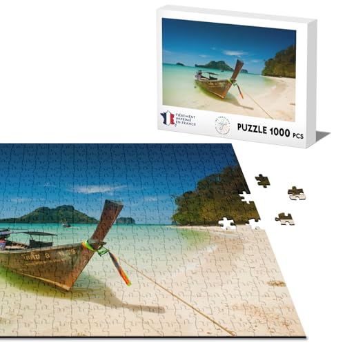 Klassisches Puzzle 1000 Teile Traditionelle Thai Bark Tropischer Strand von Fabulous