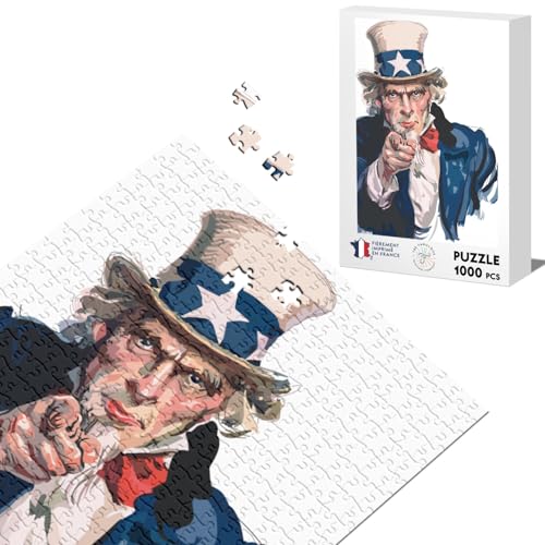 Klassisches Puzzle 1000 Teile Uncle Sam US Army USA Vietnamkrieg 70er Jahre von Fabulous