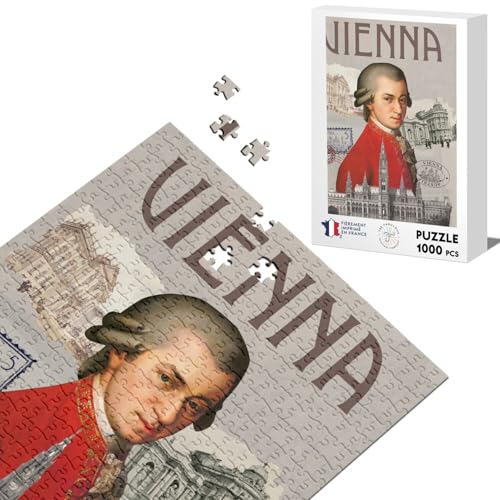 Klassisches Puzzle 1000 Teile Wien Collage Wien Reise Österreich Mozart Klassisches Puzzle 1000 Teile Wien Collage Wien Reise Österreich Mozart von Fabulous