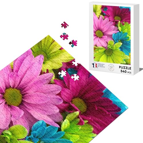 Klassisches Puzzle 540 Teile Mehrfarbige Blumen Natur Land von Fabulous