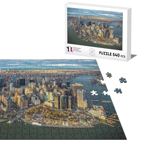 Klassisches Puzzle 540 Teile New York Manhattan Panorama Stadt USA Wolkenkratzer von Fabulous