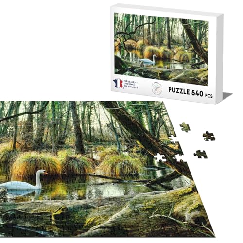 Klassisches Puzzle 540 Teile Schwan in einer Mangrovia Wild Natur von Fabulous