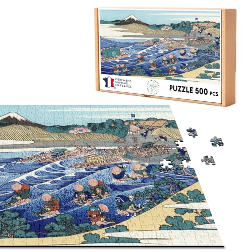 Puzzle Classic 500 Teile Hokusai Kunst Japan Druck Mount Fuji von Kanaya von Fabulous