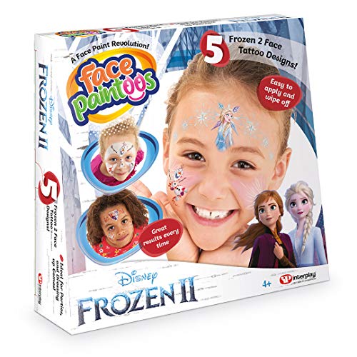 Face Paintoos FP201 Disney Frozen II Temporary Face Paint Temporäre Tattoos von Face Paintoos