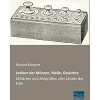 Lexikon der Münzen, Maße, Gewichte von Fachbuchverlag Dresden