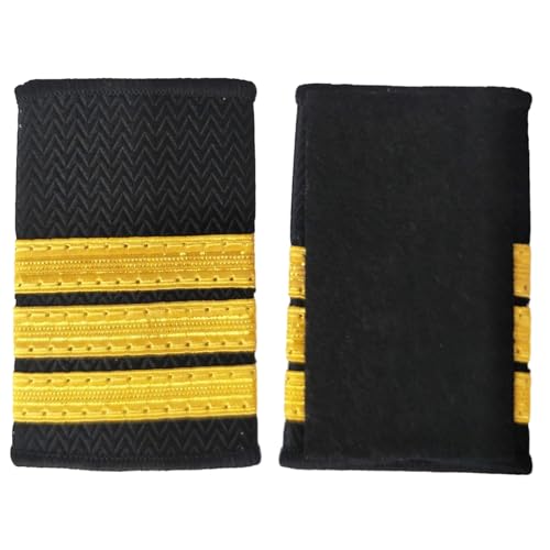 1Set Kapitän Epauletten Uniform Epaulet Mit Für Kapitäne Cosplay Kostüm Zubehör Schulter Epauletten von FackLOxc