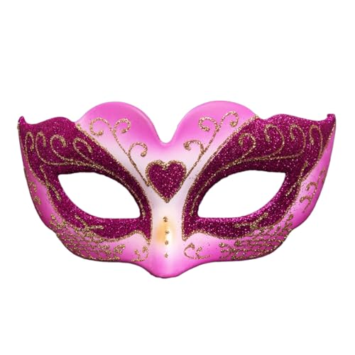 Augenmaske für Kinder und Mädchen, Halbgesicht, venezianische Maskerade-Designs, Augenmaske für Halloween und Kostümpartys von FackLOxc