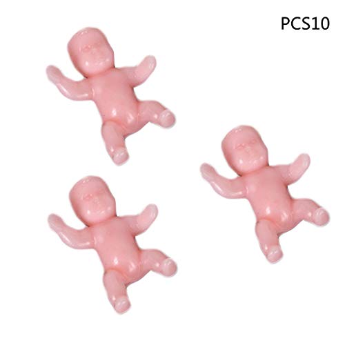 FackLOxc 10pcs Baby Für Puppenfiguren Miniatur Accessoire Family Garden Für Puppenhaus Für Spielhaus Babyparty von FackLOxc