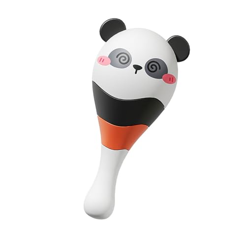 FackLOxc Früheres Lernen Panda Form Rasselspielzeug Für Baby 0-3 Monate Sensorische Maracas Für Die Verbesserung Der Fähigkeiten Der Handaugenkoordination von FackLOxc